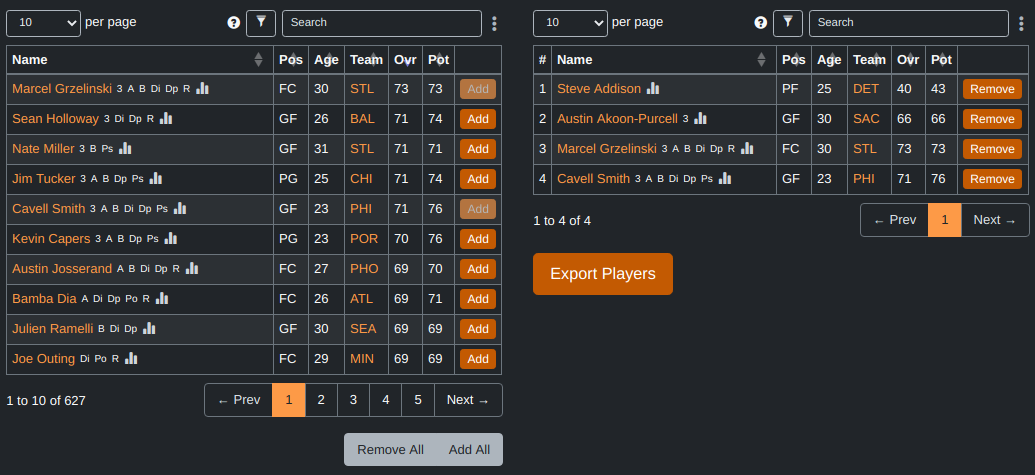 Customizable tiebreakers « Blog « ZenGM